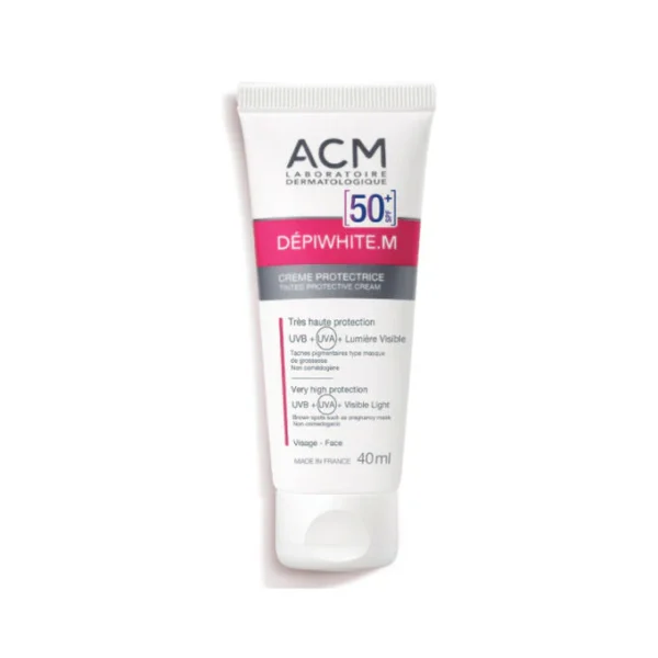 ACM Dépiwhite M SPF50+ 40ml | اي سي ام كريم يحمي من الشمس و التصبغات مع حماية من الشمس 50 - 40 مل